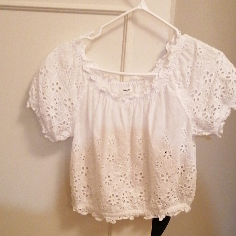 3 for $30 Embroidered cropped top